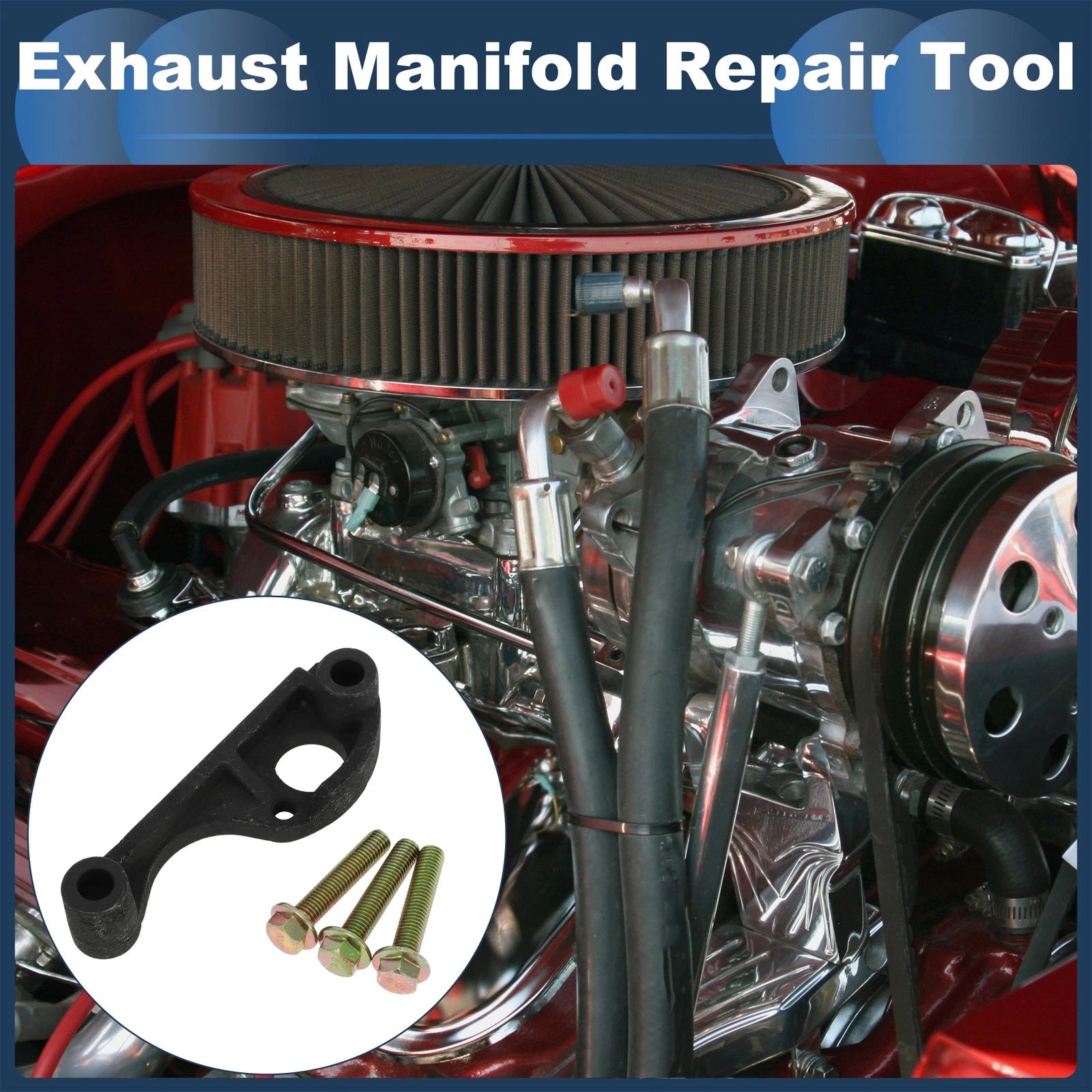 Exhaust Manifold Clamp Repair Tool Kit No.11518860 for Chevrolet Tahoe Silverado (2000–2023)