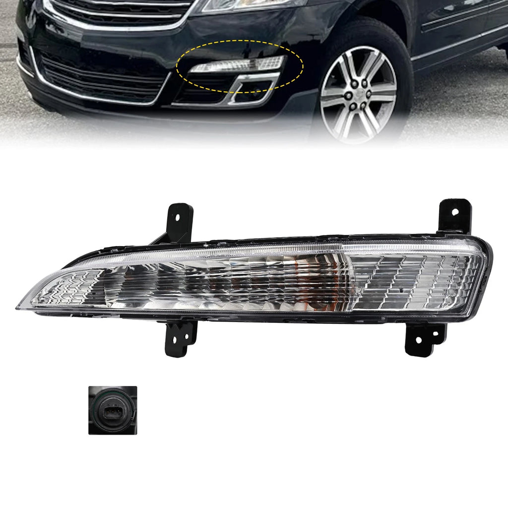 Front Turn Signal Light with Bulb for Chevrolet Traverse (2013–2017) 23305608