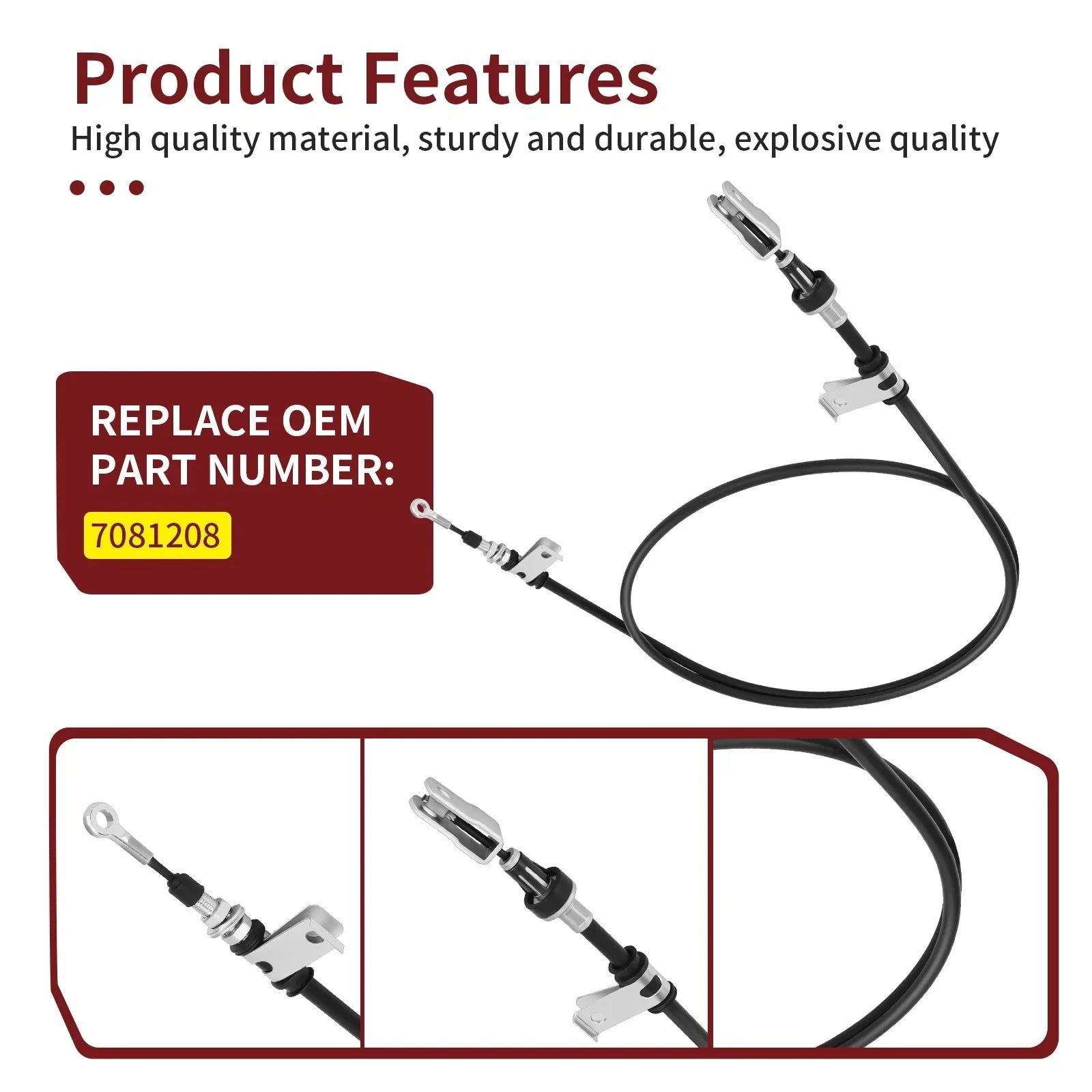 Parking Brake Cable for Polaris Ranger 500 Ranger XP 700 4x4 (2005–2007)