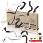 Set of 4 Power Steering Pressure & Return Line Hose Assembly for Nissan (2007)