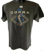 Licensed Shelby Cobra T Shirt Gray for Ford Mustang (1962–1962)