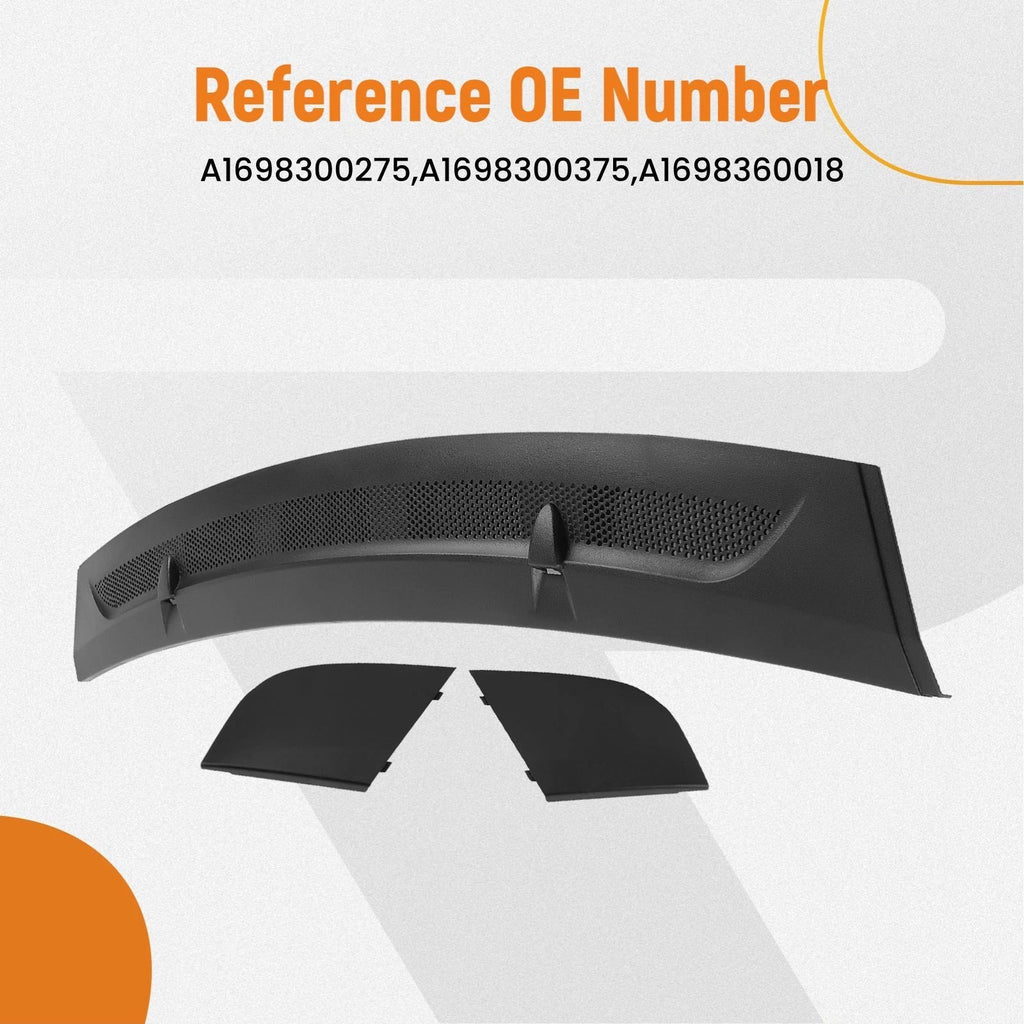 Hood Vent Cover Grille Set of 3 for Mercedes W245 B Class (2005–2011)
