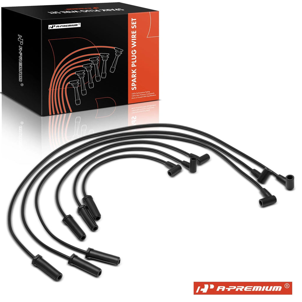 Spark Plug Wire Set for Chevy Impala Buick LaCrosse Regal Lucerne (6-Piece)