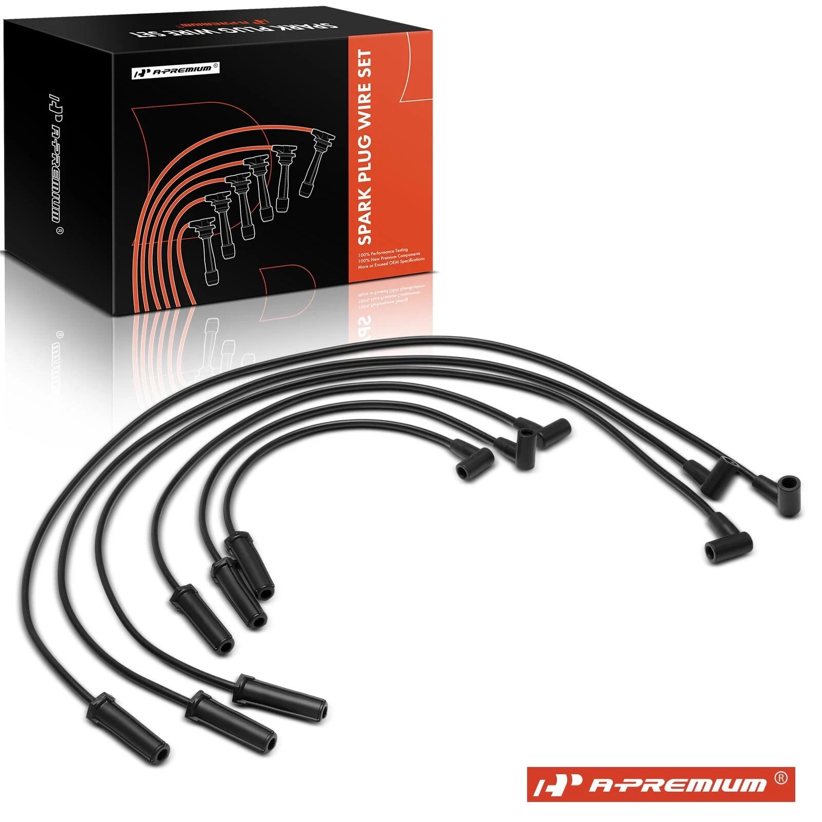 Spark Plug Wire Set for Chevy Impala Buick LaCrosse Regal Lucerne (6-Piece)