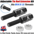 Adjustable Tie Rod Extension Kit for Honda Acura Toyota Lexus (M14x1.5)