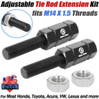 Adjustable Tie Rod Extension Kit for Honda Acura Toyota Lexus (M14x1.5)