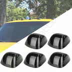 5PCS Smoke Cab Clearance Light Covers + Base Housing for Dodge Ram (1994–1998)