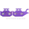 Carbon Fiber Brake Pads for Yamaha Raptor 700 YFM700 (2006–2012) & Rhino 450 YXR450 (2006–2012)