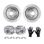Rear Brake Rotors + Brake Calipers for Chevrolet Suburban/GMC Yukon XL (2015–2020)