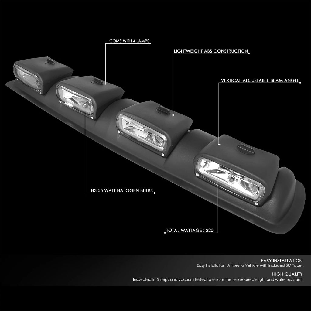 4X Off-Road Roof Mounted Fog Lights for