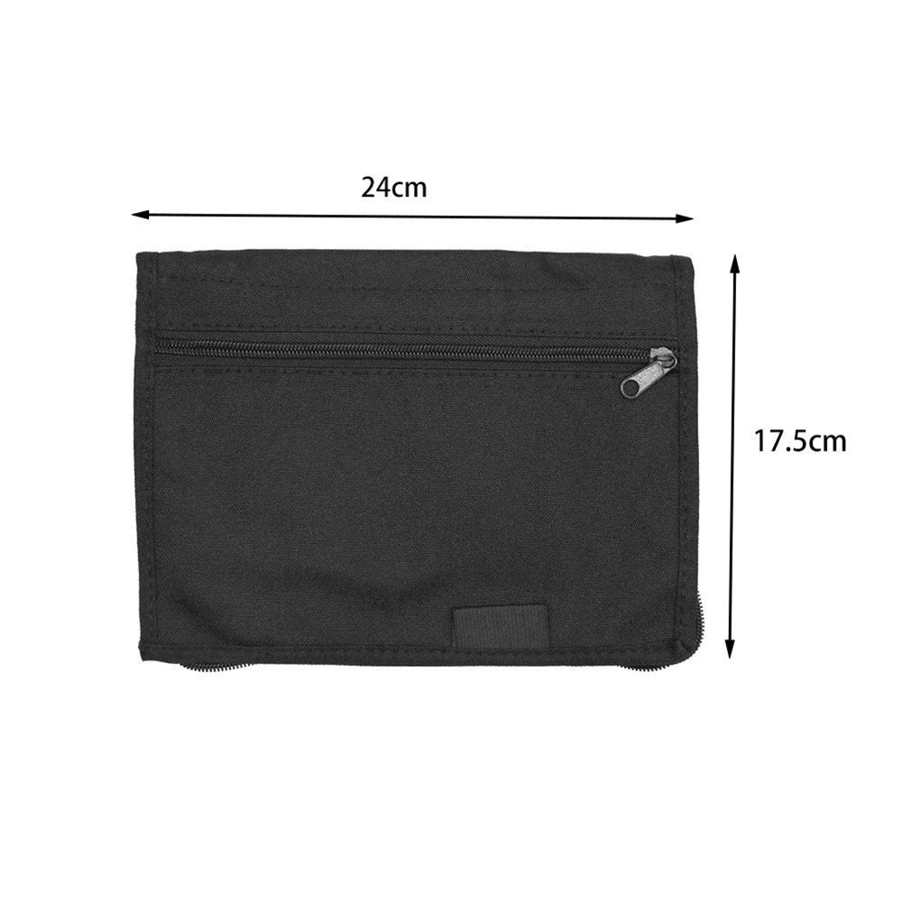 Multi-pocket Oxford Cloth Storage Bag for Universal Use (24x18x2cm)