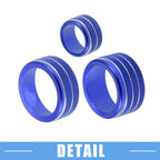 Set of 5 AC Volume 4WD Switch Knob Covers for Toyota Tundra (2014–2021) Blue
