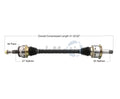 SurTrack CV Axle Shaft for Honda Accord (2003–2007) CH-8238