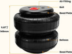 2X Air Ride Suspension Bags for Standard 2500 lb (Single Port)