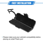 Rear Bumper Tow Hook Eye Hole Cap for Mercedes-Benz R320 (2007-2009) Black