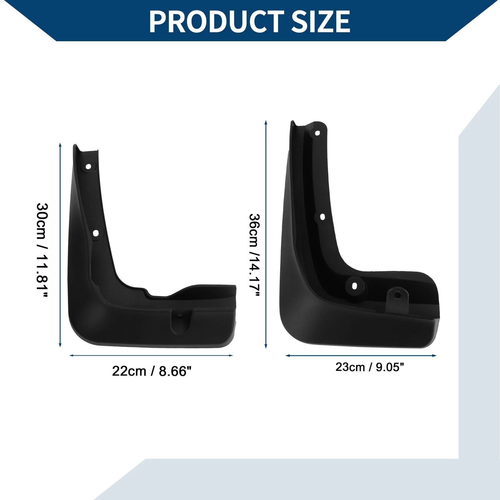 Set of 4 Mud Flaps Splash Guards for BMW 7 Series (2023–2024)
