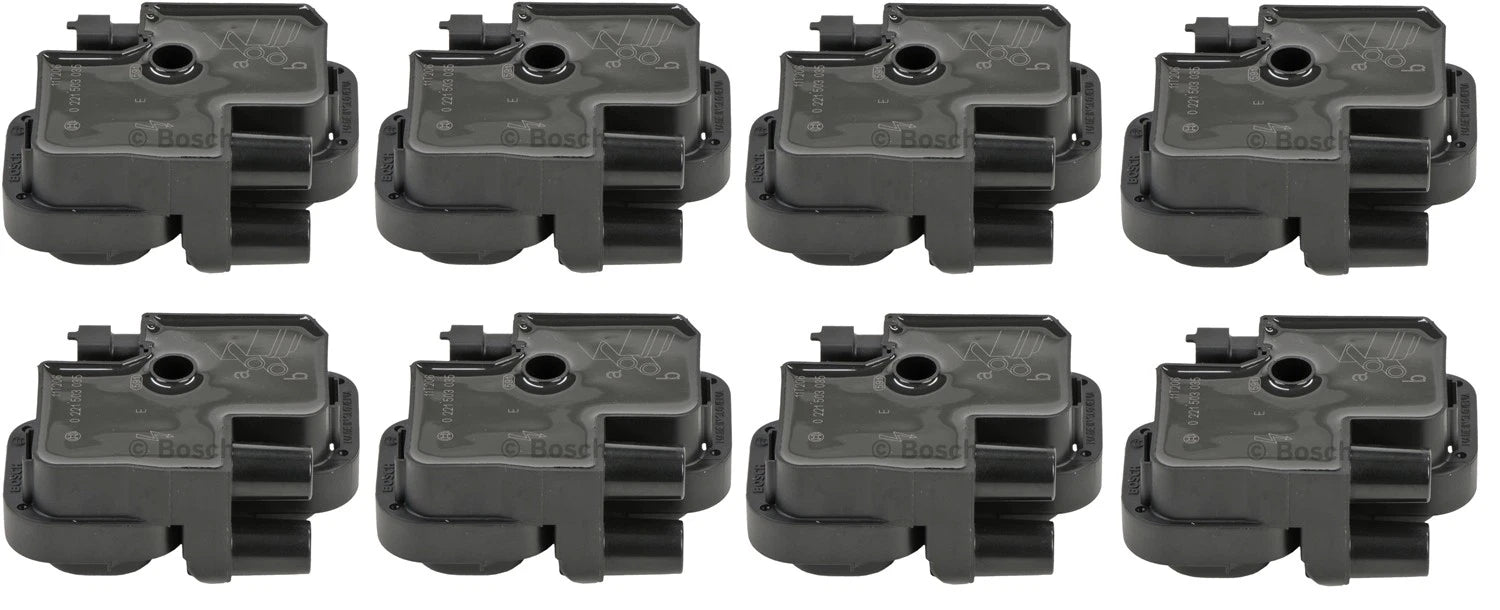 Set of 8 Ignition Coils for Mercedes W202 W210 S202 S210 C140 (Bosch 0221503035)