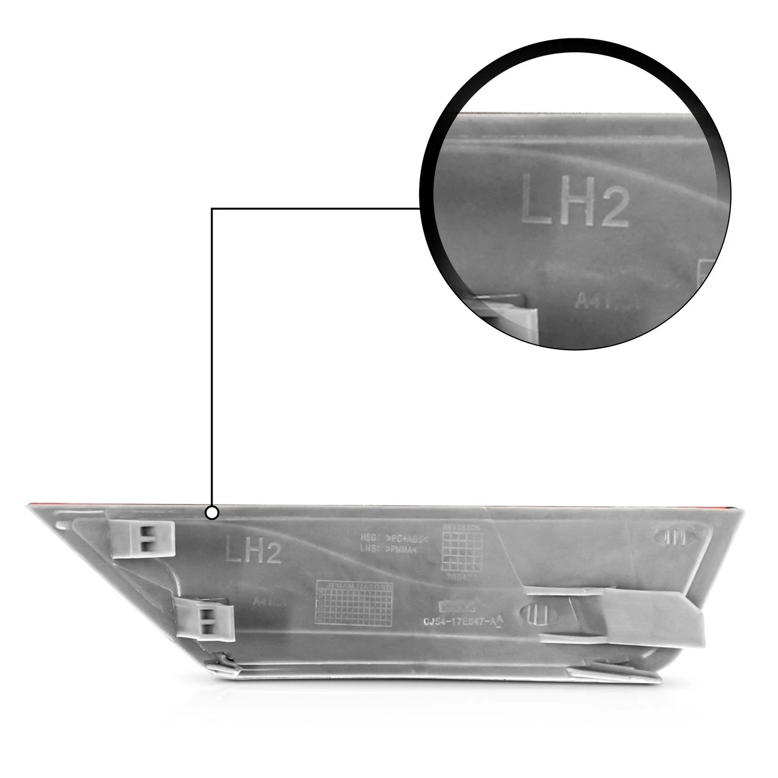 Rear Left Side Bumper Reflector for Ford Escape (2013–2017) CJ5Z15A449B