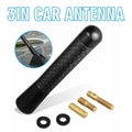 3 Inch Carbon Fiber Short Antenna for Universal Vehicles (AM/FM)