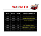 Brake Kit with Front Rear Discs Rotors and Ceramic Pads for Ford Focus (2012-2018)