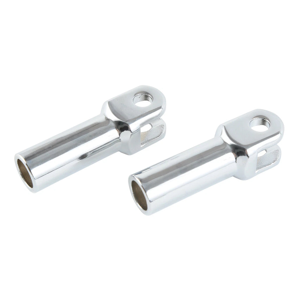 Chrome Rear Footpeg Clevis Mount for Harley Softail Slim (2012–2017) FLSTSB
