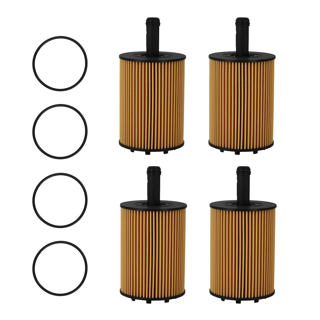 Set of 4 Engine Oil Filters for VW Jetta (2005-2014)