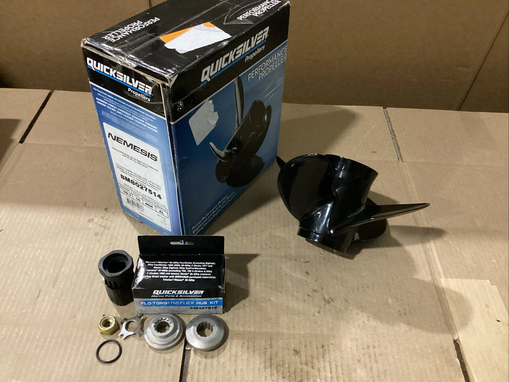 Quicksilver Nemesis Propeller 10.1x15P for Mercury 8M8027514 (Open Box)