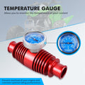 Radiator Inline Cooler w/ Temperature Gauge for Yamaha Raptor 700R 660R 600 (2006–2023)