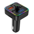 Wireless FM Transmitter MP3 Player with USB A & C Fast Charger for Universal Use