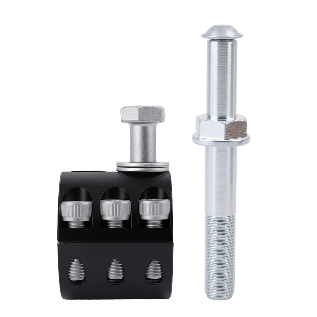 Steering Stabilizer Tie Rod Clamp for Jeep JK JKU JL JLU (2007–Present) 1-1/2" OD Black