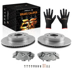 Set of 2 Front Brake Rotors + Calipers for Ram 1500 Classic (2019–2022) 53005