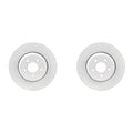 Set of 2 Hella Front 348mm Disc Brake Rotors for BMW F10 535d 535i (2011–2017)