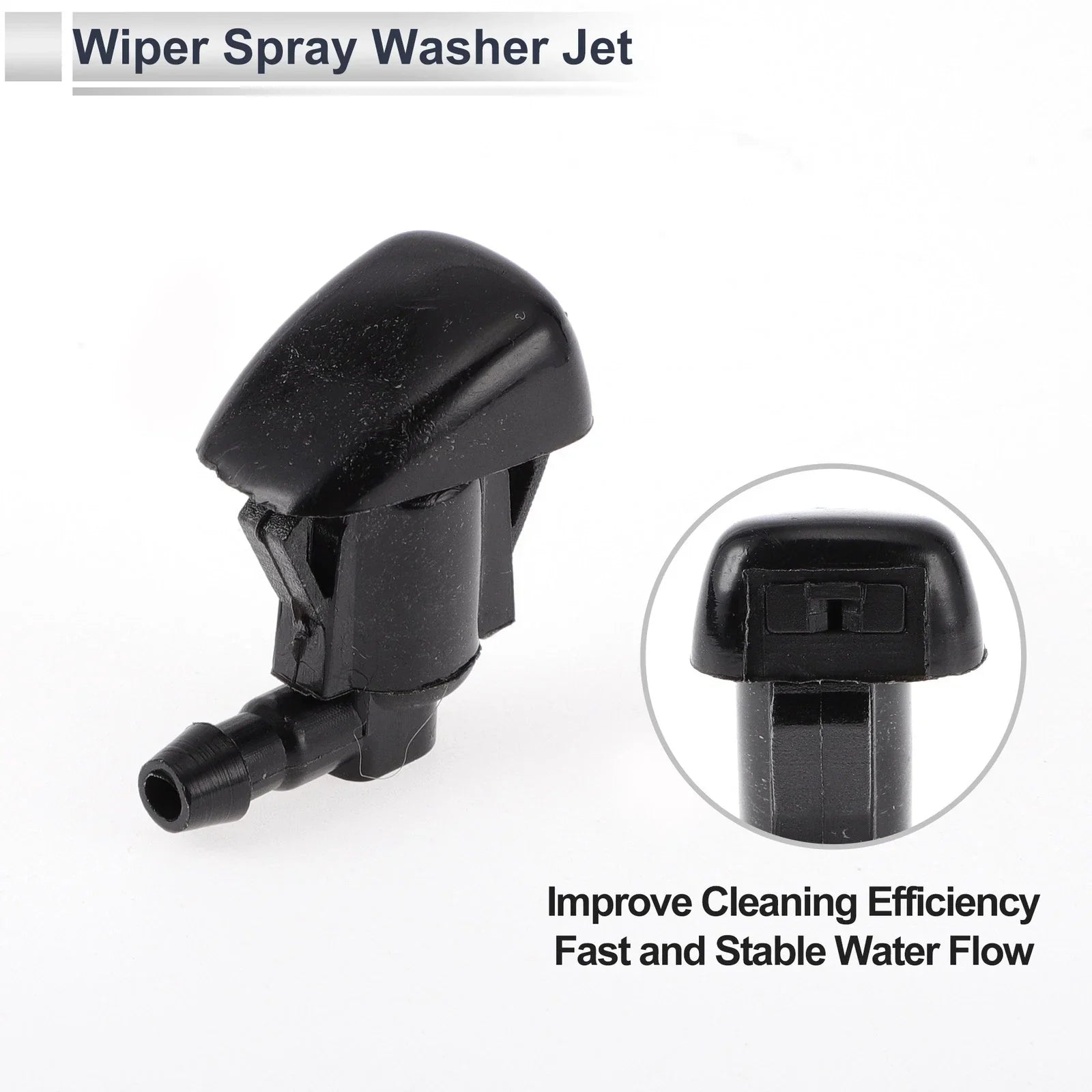 Windshield Washer Nozzle & 6 x Hose Connectors for GMC