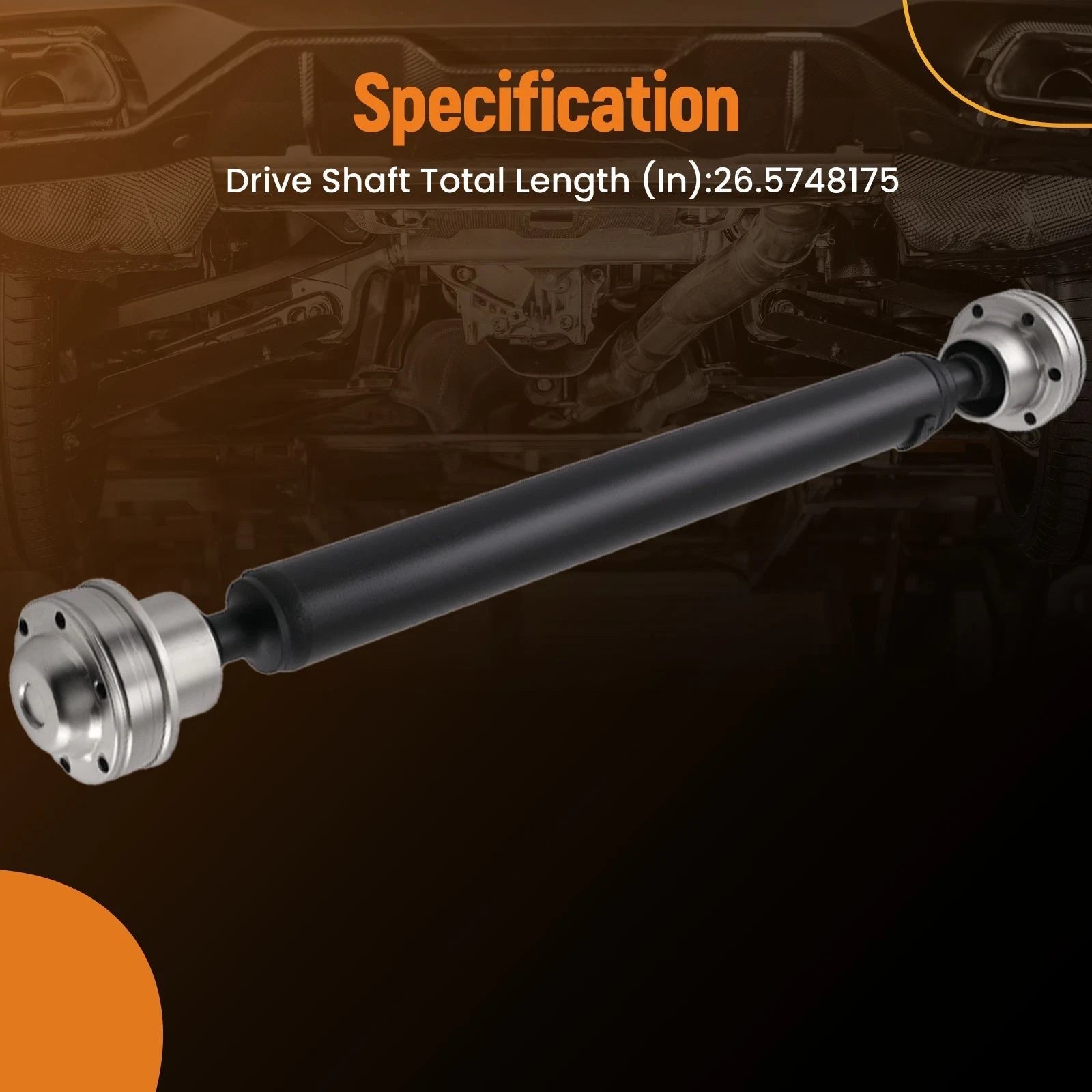 Driveshaft Prop Shaft Front for Cadillac STS SRX CTS V6 3.6L (2004–2014) 938-268
