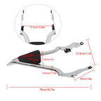 22'' Chrome Backrest Sissy Bar for CVO Touring Road King Glide