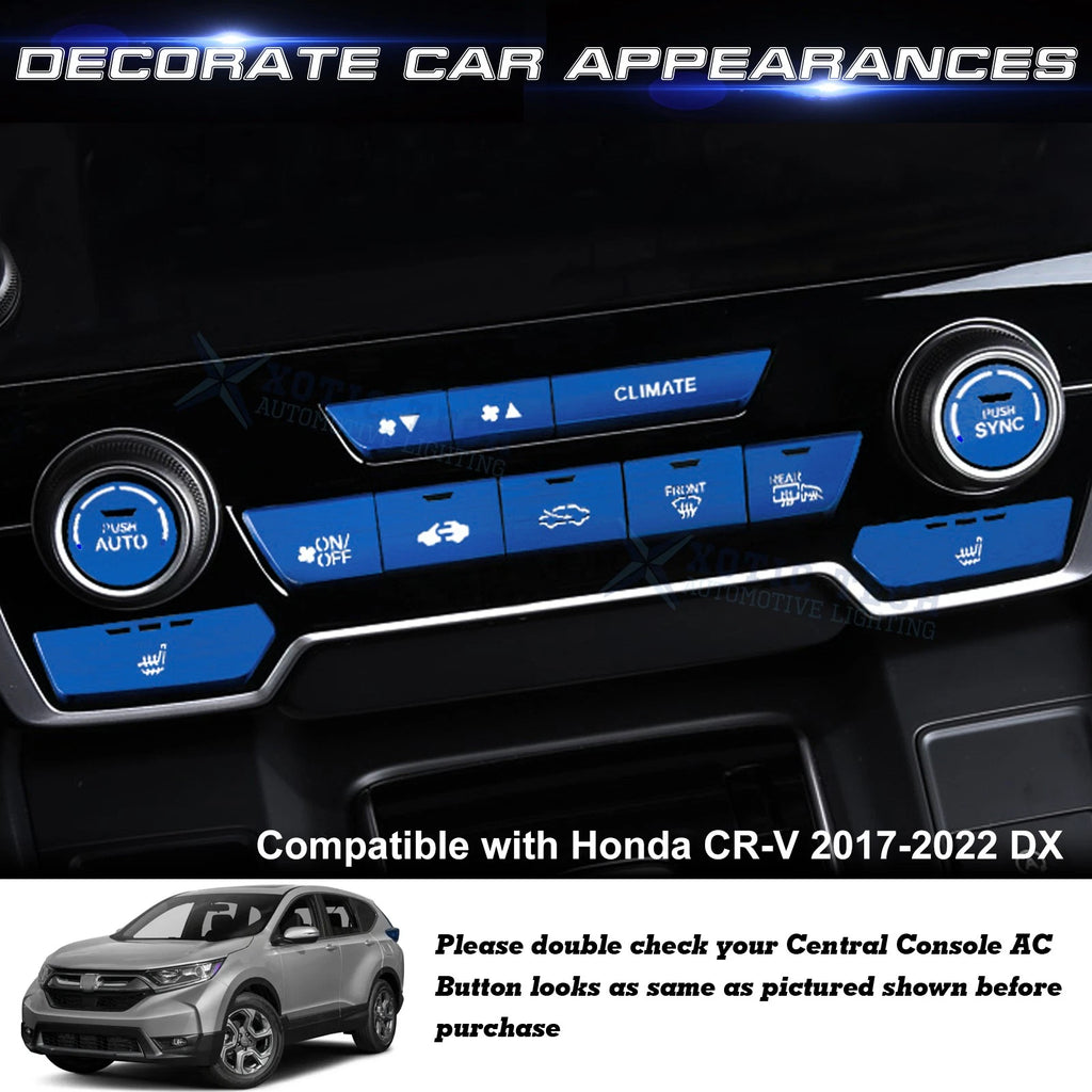 Aluminum Center Dashboard Switch Cover for Honda CR-V (2017-2022)