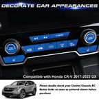 Aluminum Center Dashboard Switch Cover for Honda CR-V (2017-2022)