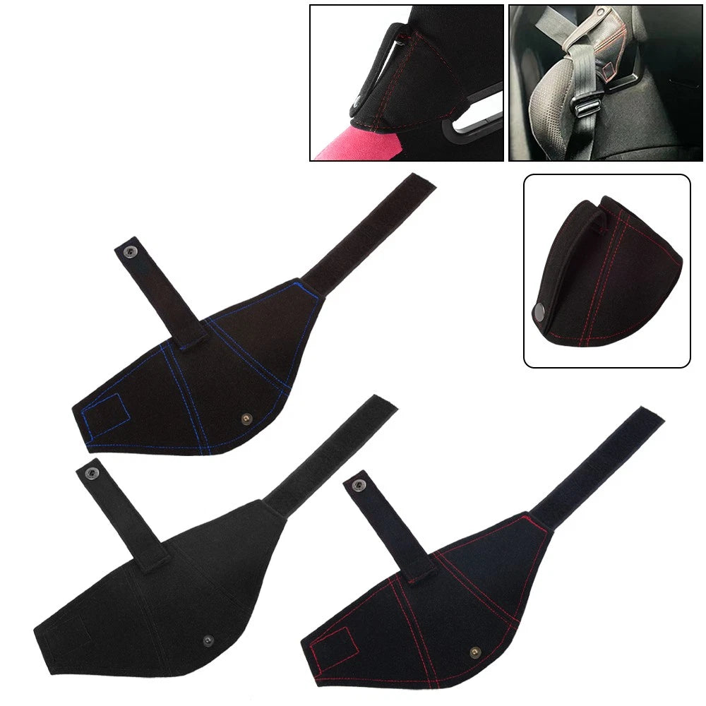 Suede Leather Bucket Seat Belt Holder for Universal Fit (All Years)