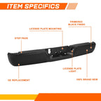 Rear Bumper Assembly for Dodge Ram 1500-3500 (2009–2024)