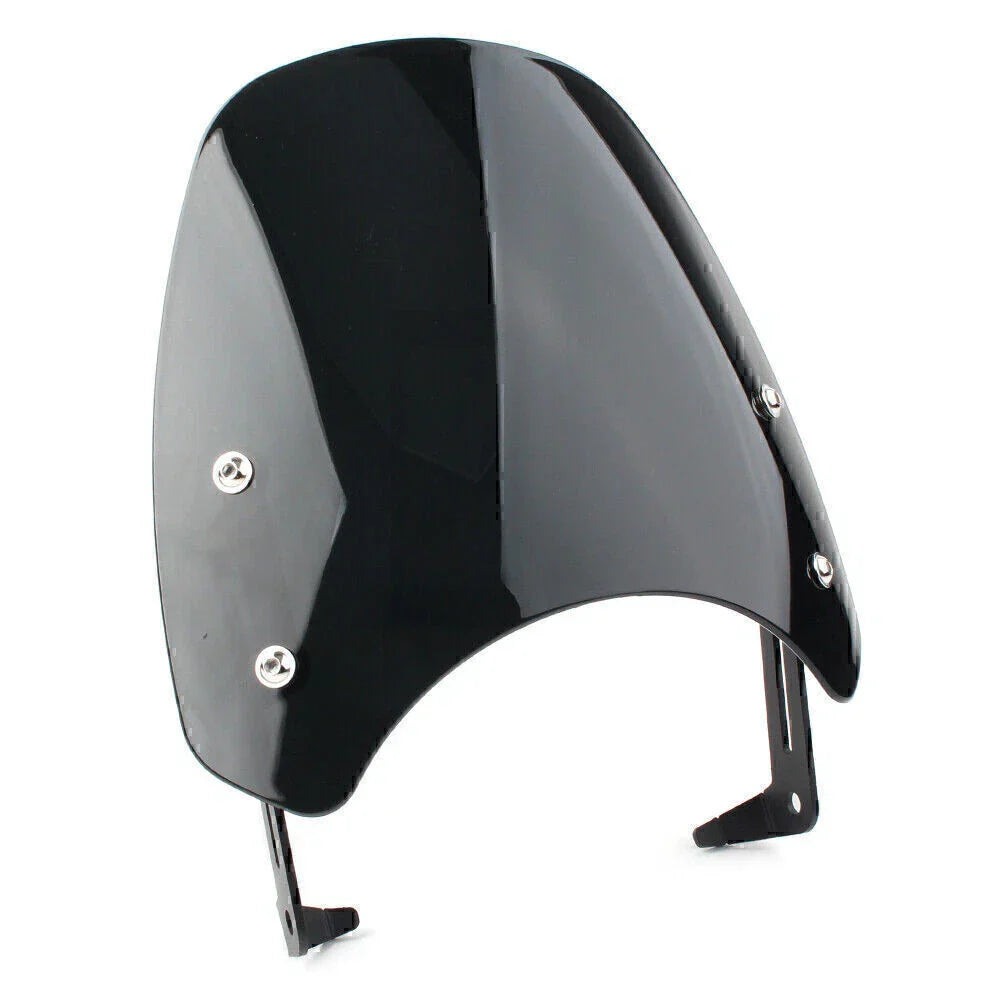 ABS Black Motorcycle Windshield + Bracket for SCRAMBLER 1200 (2019-2021)