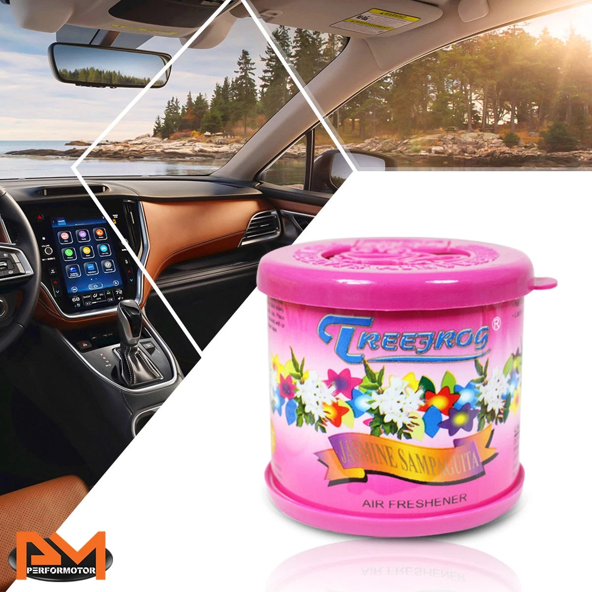 Air Freshener Gel for Car/Office - Jasmine Scent, 80g