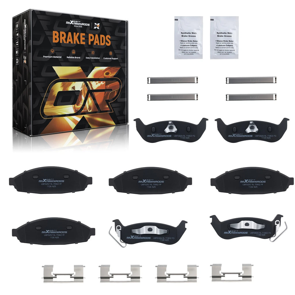 8pcs Ceramic Brake Pads Kit for Mercury Grand Marquis (2003–2011)
