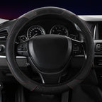 Soft Touch Carbon Fiber Steering Wheel Cover for
