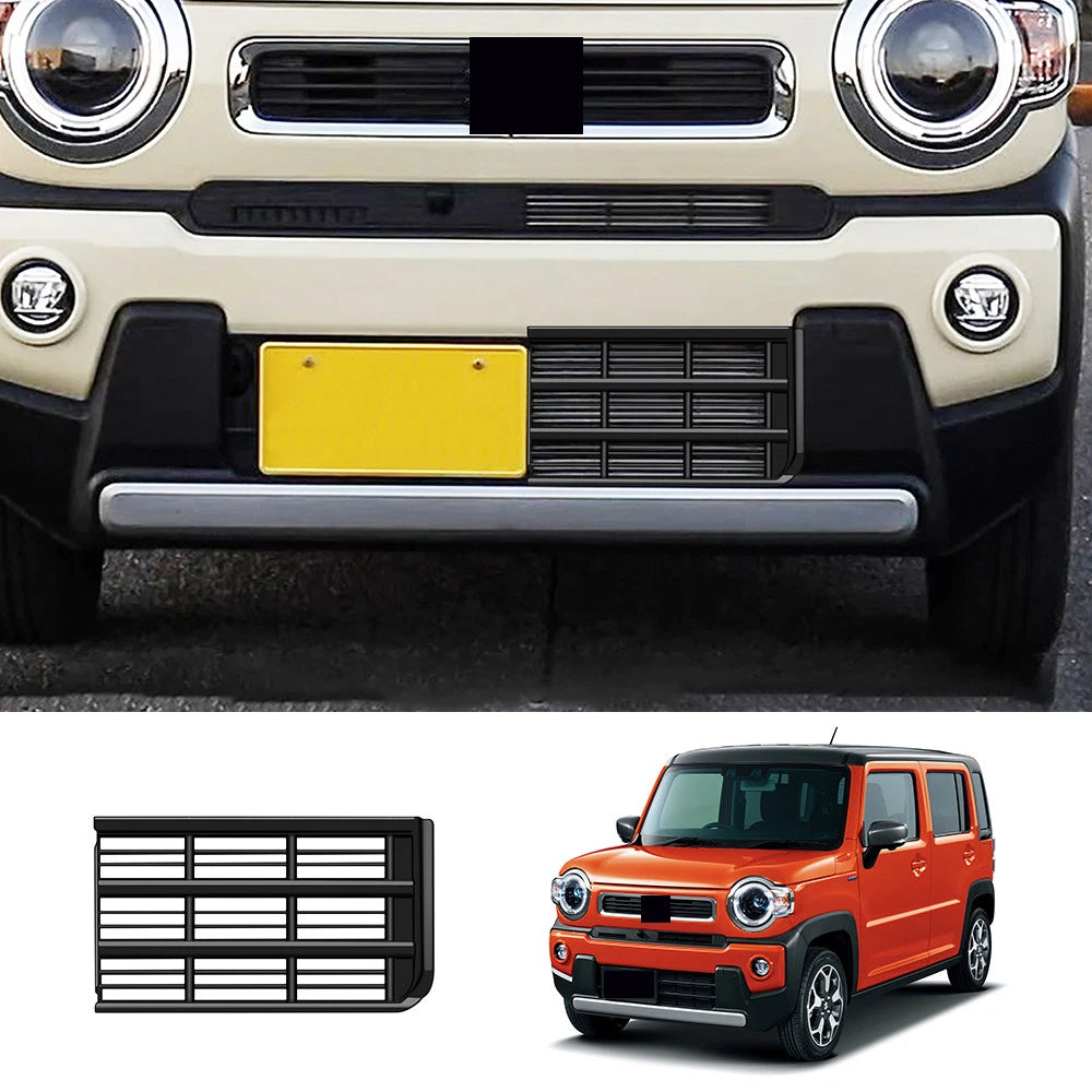 Lower Front Bumper Mesh for Suzuki Hustler (2020) Matte Black ABS