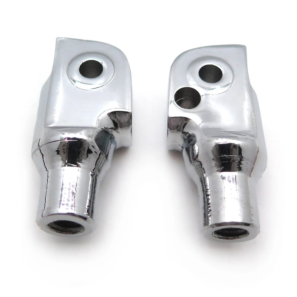 Chrome Foot Pegs Adapter for Yamaha VStar, Road, Royal Star, Boulevaro