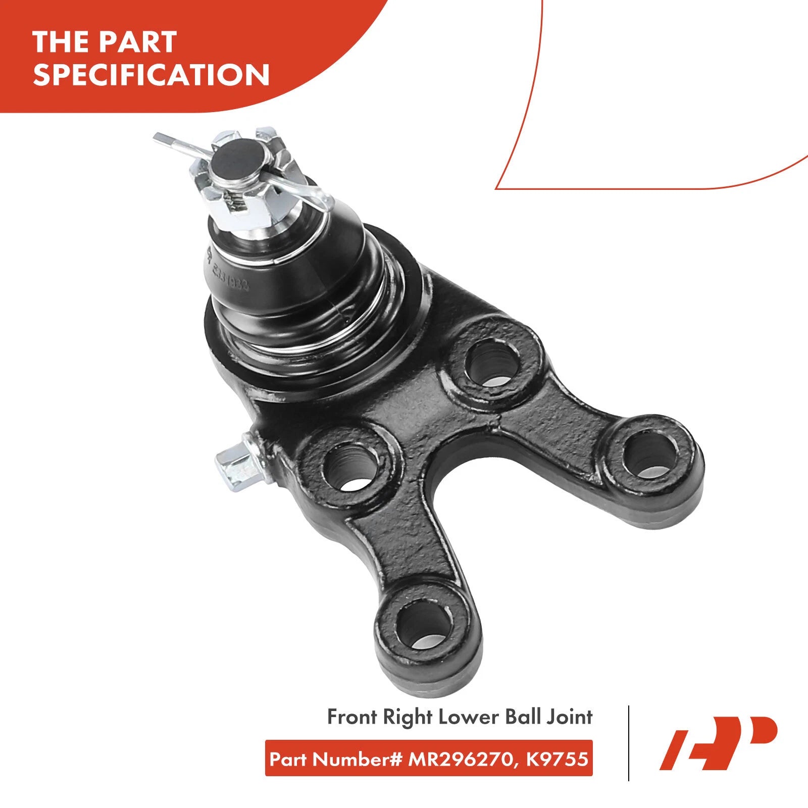 9x Front Ball Joint Tie Rod Idler Arm for Mitsubishi Montero (1992–2000)