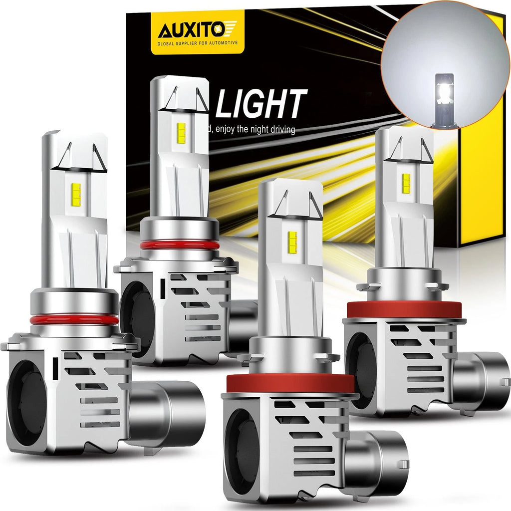 H11 9005 LED Combo Headlight Bulbs for High Low Beam Fog Light (6500K)