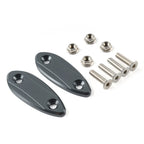 Titanium Motorcycle Mirror Block Off Base Plates for Kawasaki ZX6R (2009-2012)