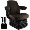 Mid Back Seat Brown Fabric w/ Air Suspension for John Deere 7200-7220
