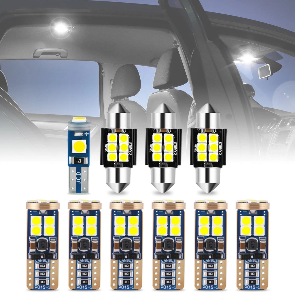 10X Interior Dome Glove Box License Plate Light Bulbs for Honda Pilot (2009–2015)